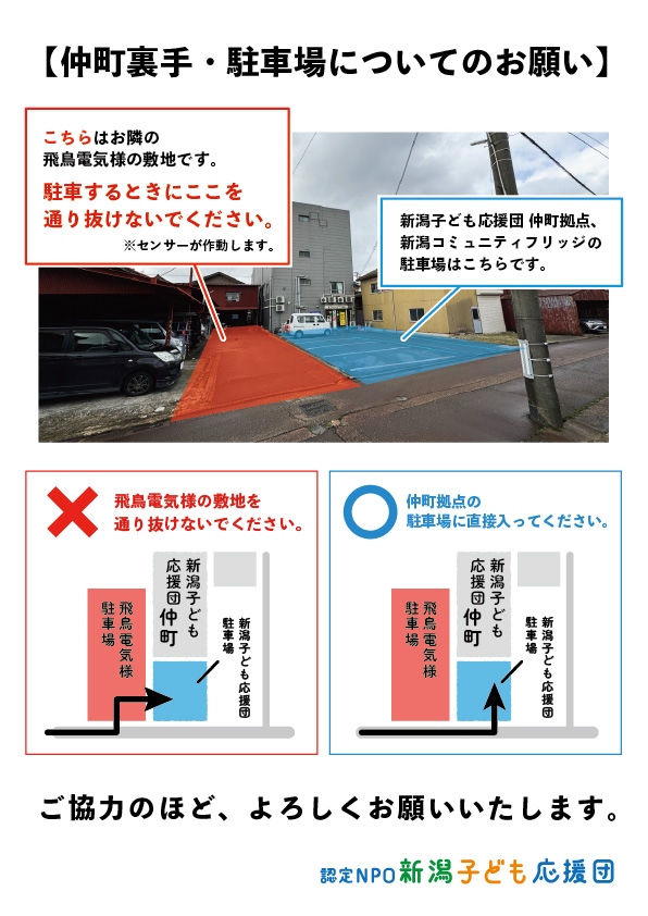 parking_nakamachi 新潟コミュニティフリッジ外観